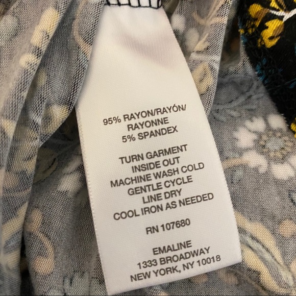 ✨emaline woman asymmetrical multicolor floral dress✨ - Picture 5 of 5